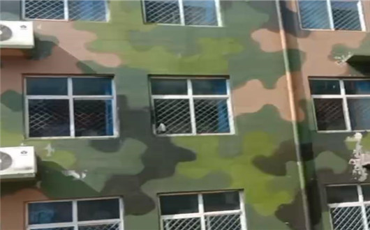 马鞍山墙面军用迷彩施工方案